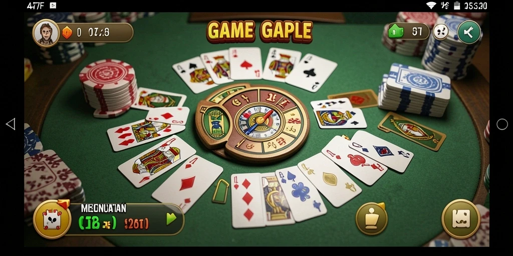 Tangkapan layar gameplay Gaple yang mengasyikkan dan interaktif.