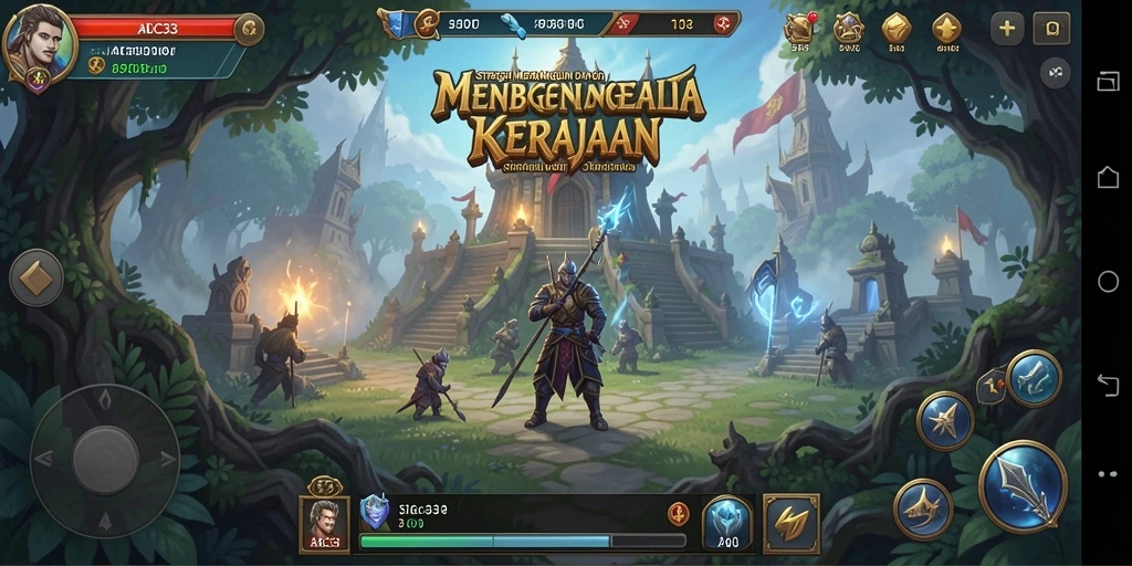 Tampilan gameplay menarik dan strategis di ABC33.
