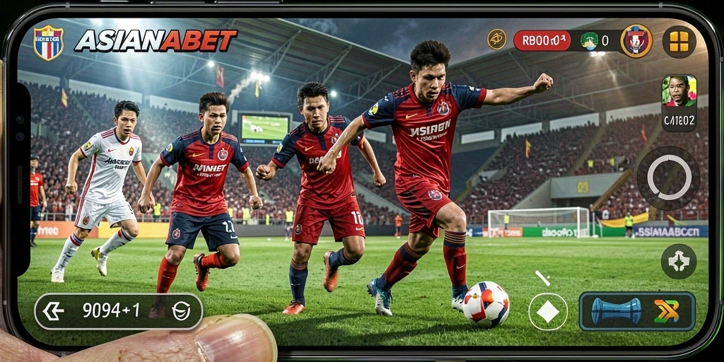 Screenshot gameplay dari ASIANABET yang memperlihatkan pertarungan seru antar tim.