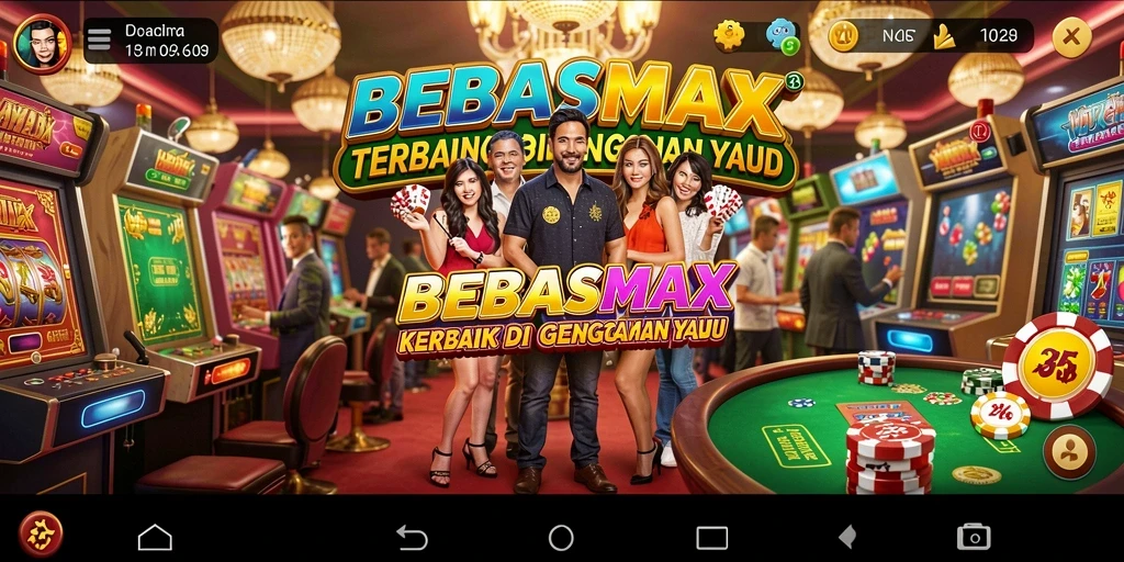 Tampilan gameplay menarik dari BEBASMAX yang menyajikan pengalaman Kasino.