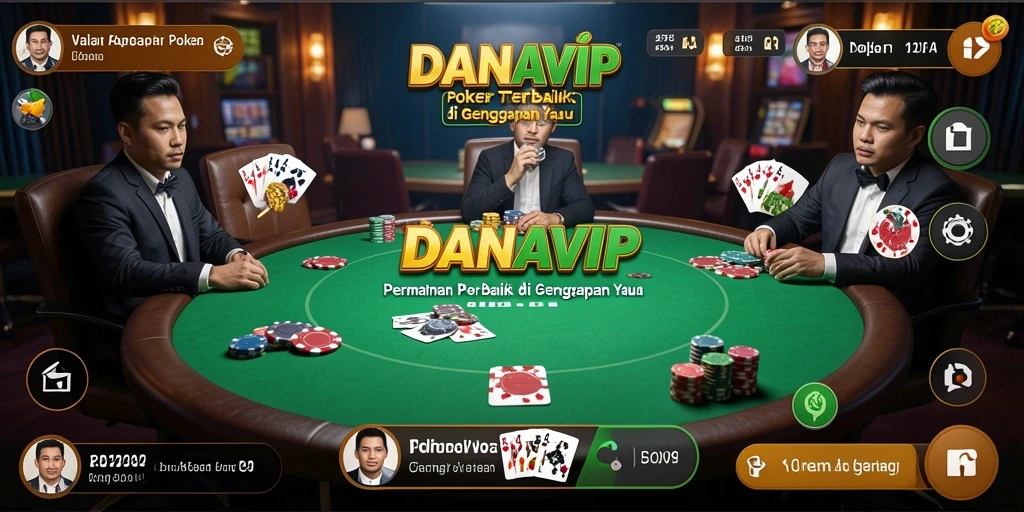 Tampilan gameplay <strong>DANAVIP</strong> dengan desain yang menarik dan interaktif.