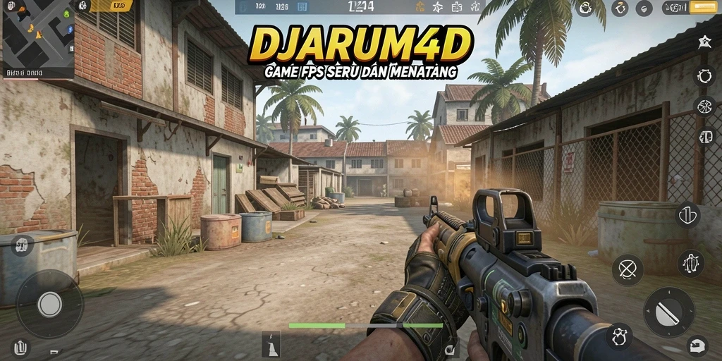 Tampilan gameplay mendebarkan dari DJARUM4D saat pertempuran sengit.