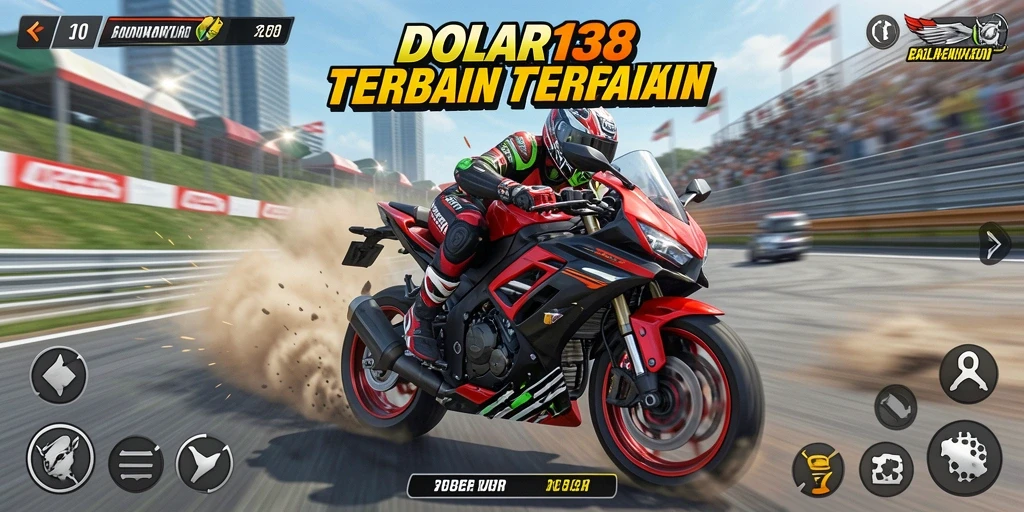 Screenshot DOLAR138 menampilkan aksi balapan motor yang mendebarkan.