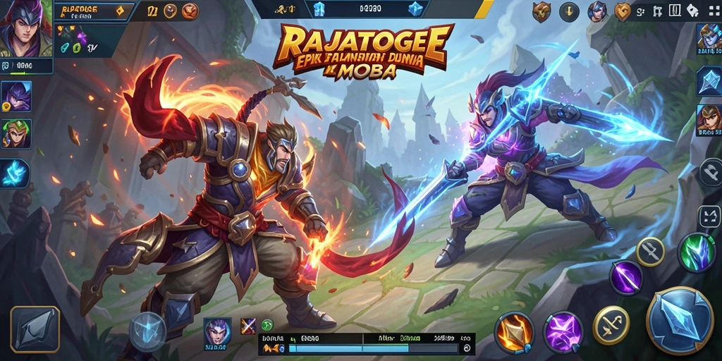 Tampilan menarik dari pertarungan epic di RAJATOGEL.