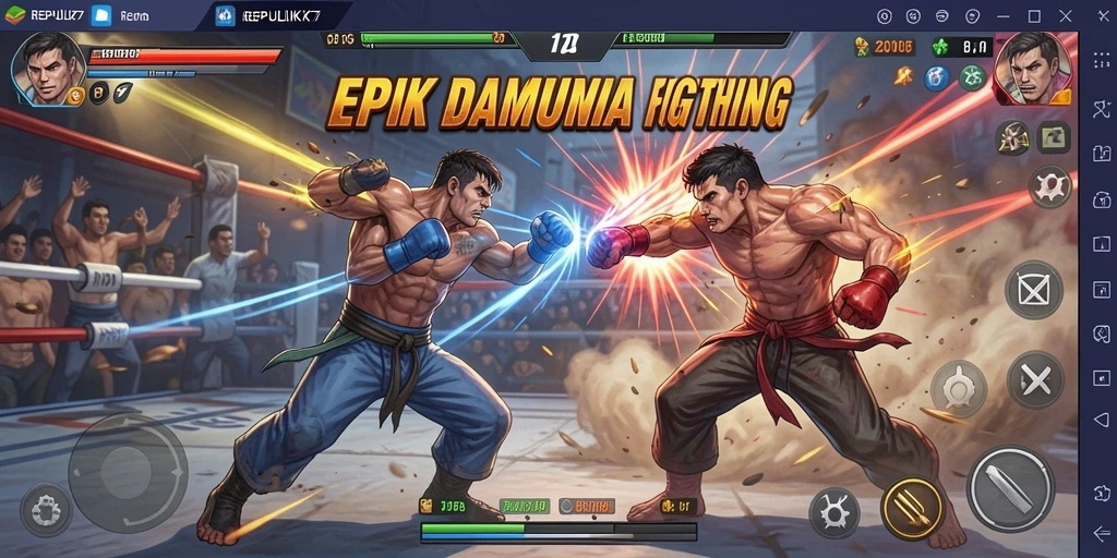 Tampilan Gameplay Mendebarkan dalam REPUBLIK77 dengan Pertandingan Intense.