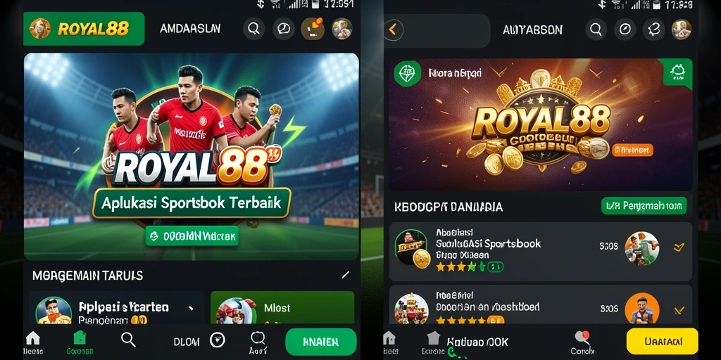 Tampilan gameplay ROYAL88 yang menarik dengan berbagai pilihan taruhan.