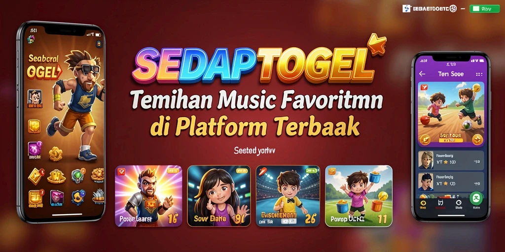 Screenshot gameplay menunjukkan antarmuka musik yang menarik.